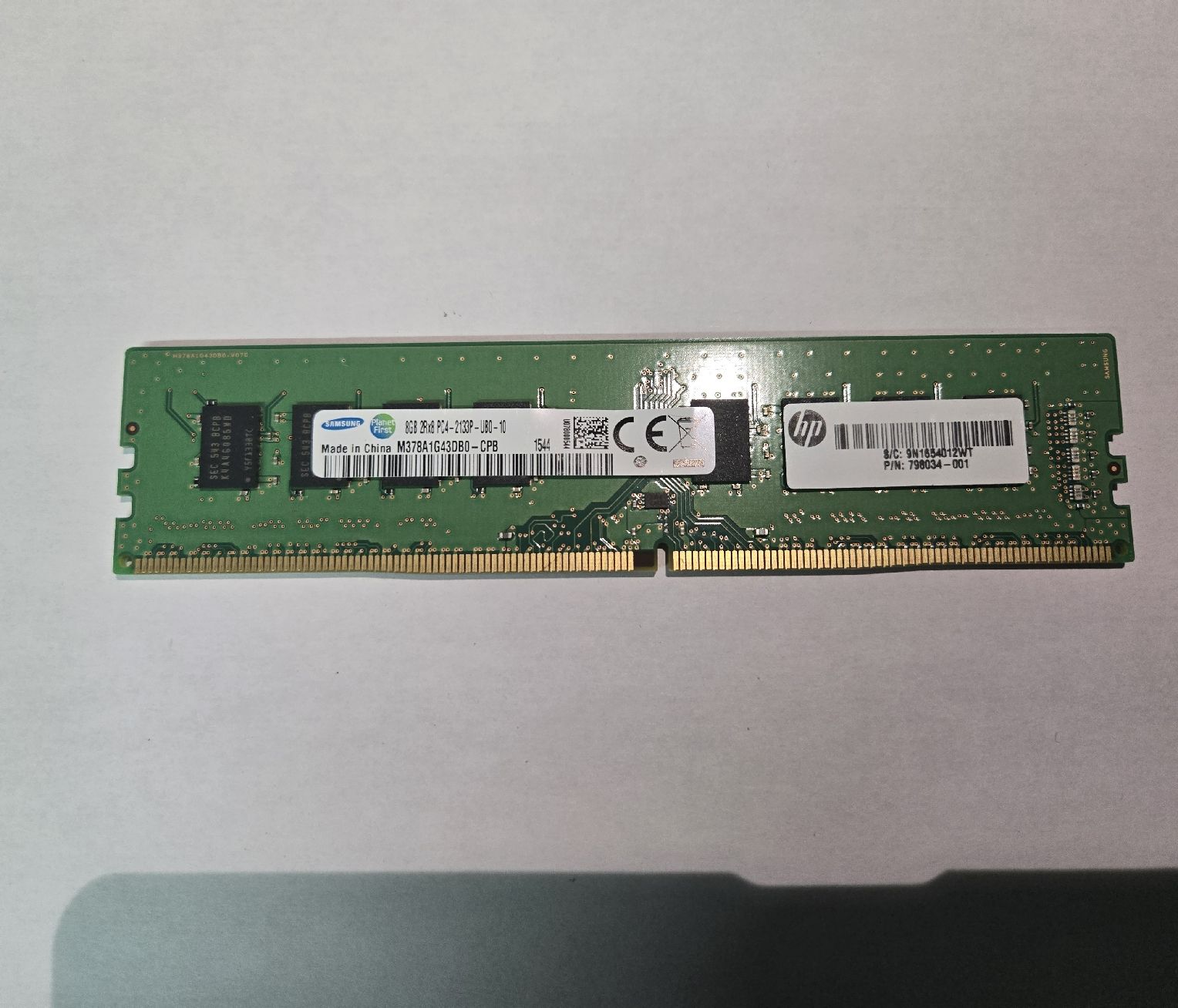 Samsung Memory / RAM: 8GB DDR4, 2133P Geprüft – Gebraucht aus Riehen von cosh