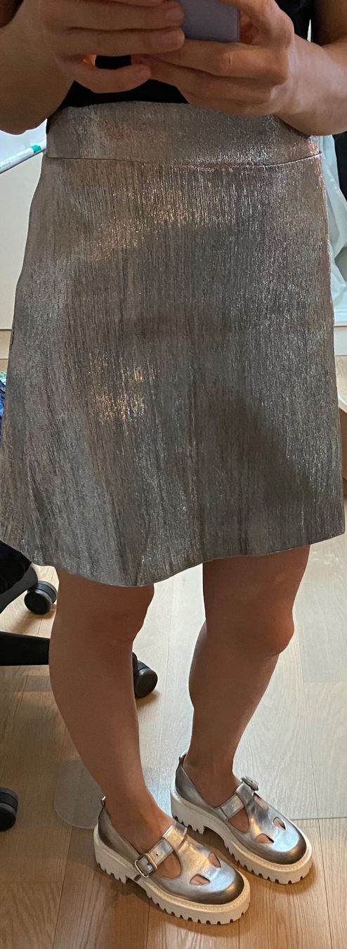 H&M Gonne: H&M metallic silver rock, 36 – Usato da Zürich venduto da kuz_mnn9 4
