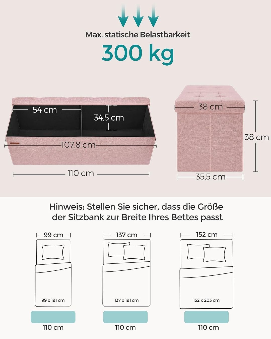 Panchine: Sitzbank mit Stauraum - neu & modern – Nuovo e nell'imballaggio originale da Bern venduto da Miraitrading 4