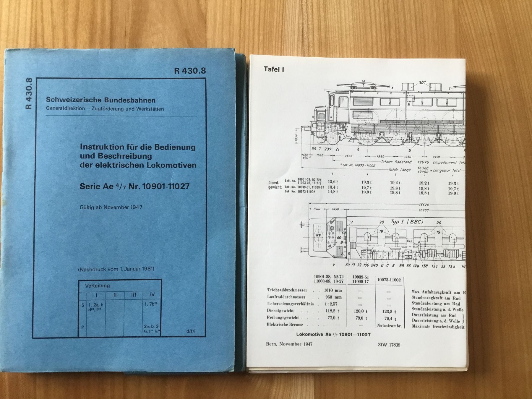 Livres: SBB Lokomotiv Reglement Ae 4/7 – D'occasion à Augst BL par bahama4302