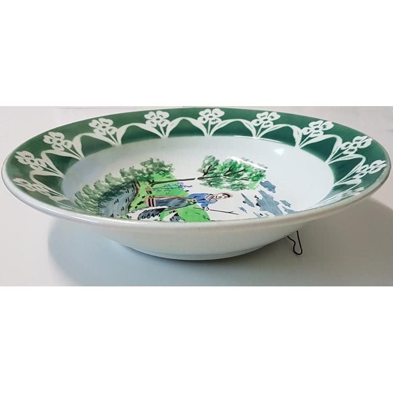 Piatti: Wandteller Jugendstil Landschaft – Usato da Kaltbrunn venduto da Condor2 1