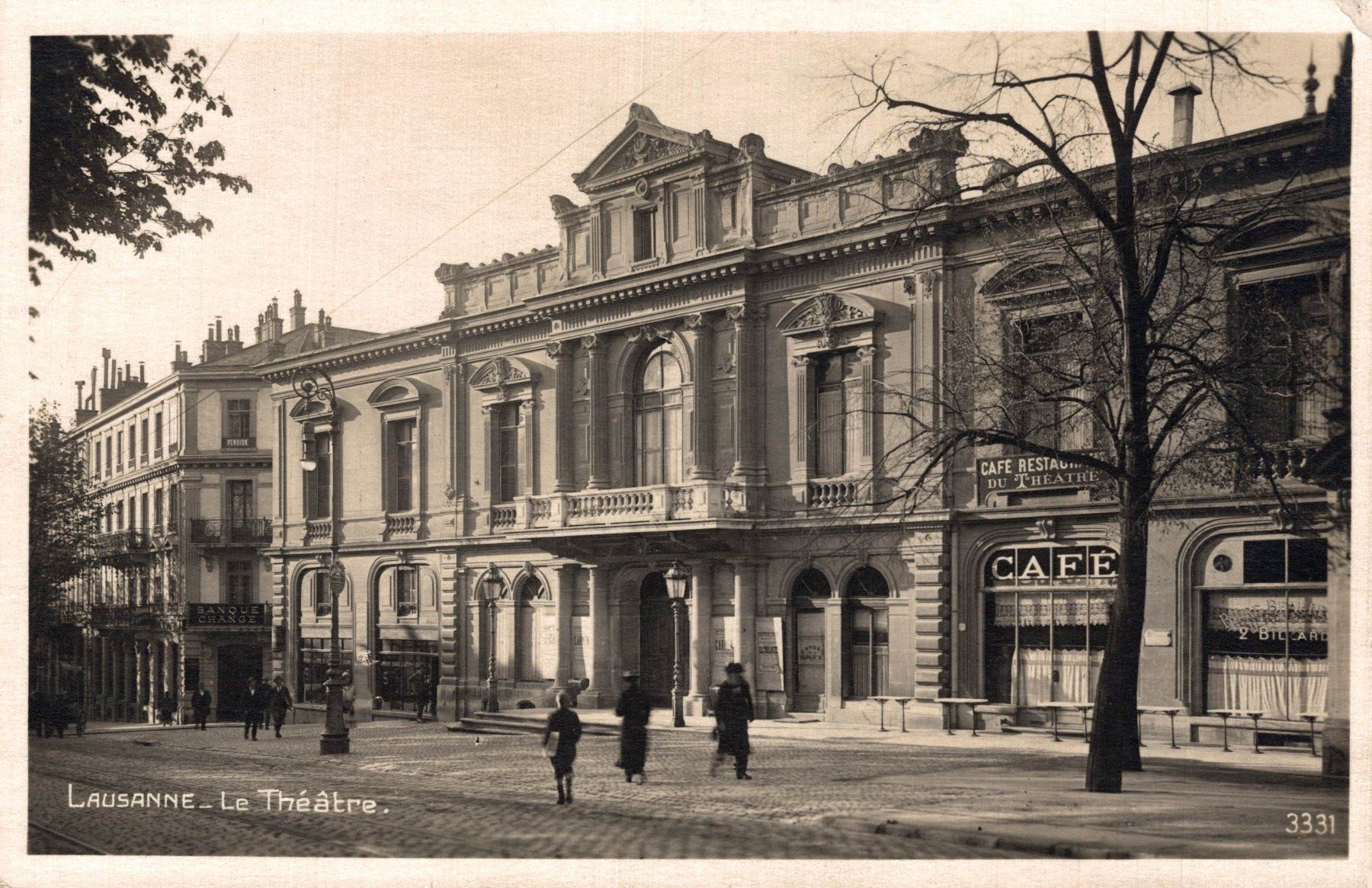 Cartoline postali: Lausanne - Le Théatre – Usato da Bronschhofen venduto da Astore