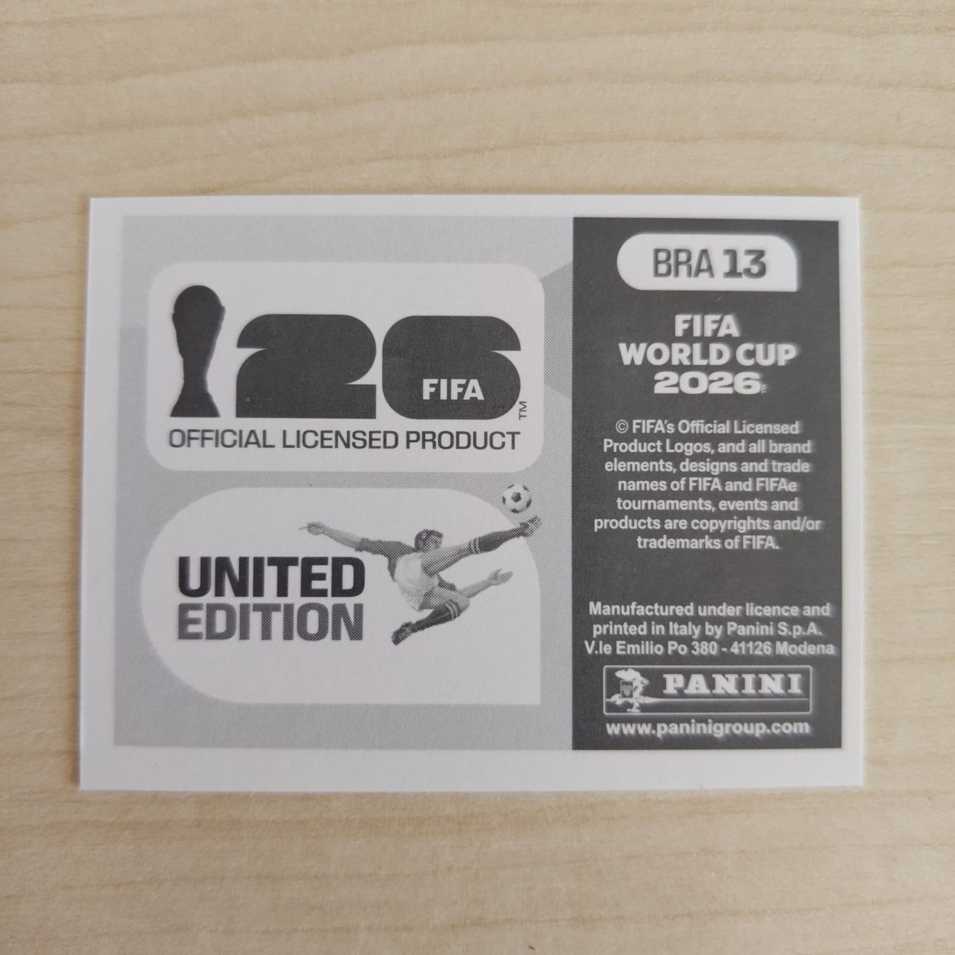 Panini Cartes à collectionner: TEAMFOTO, BRA 13, Panini WM 2026 – Neuf (Voir description) à Dietlikon par itmo 1