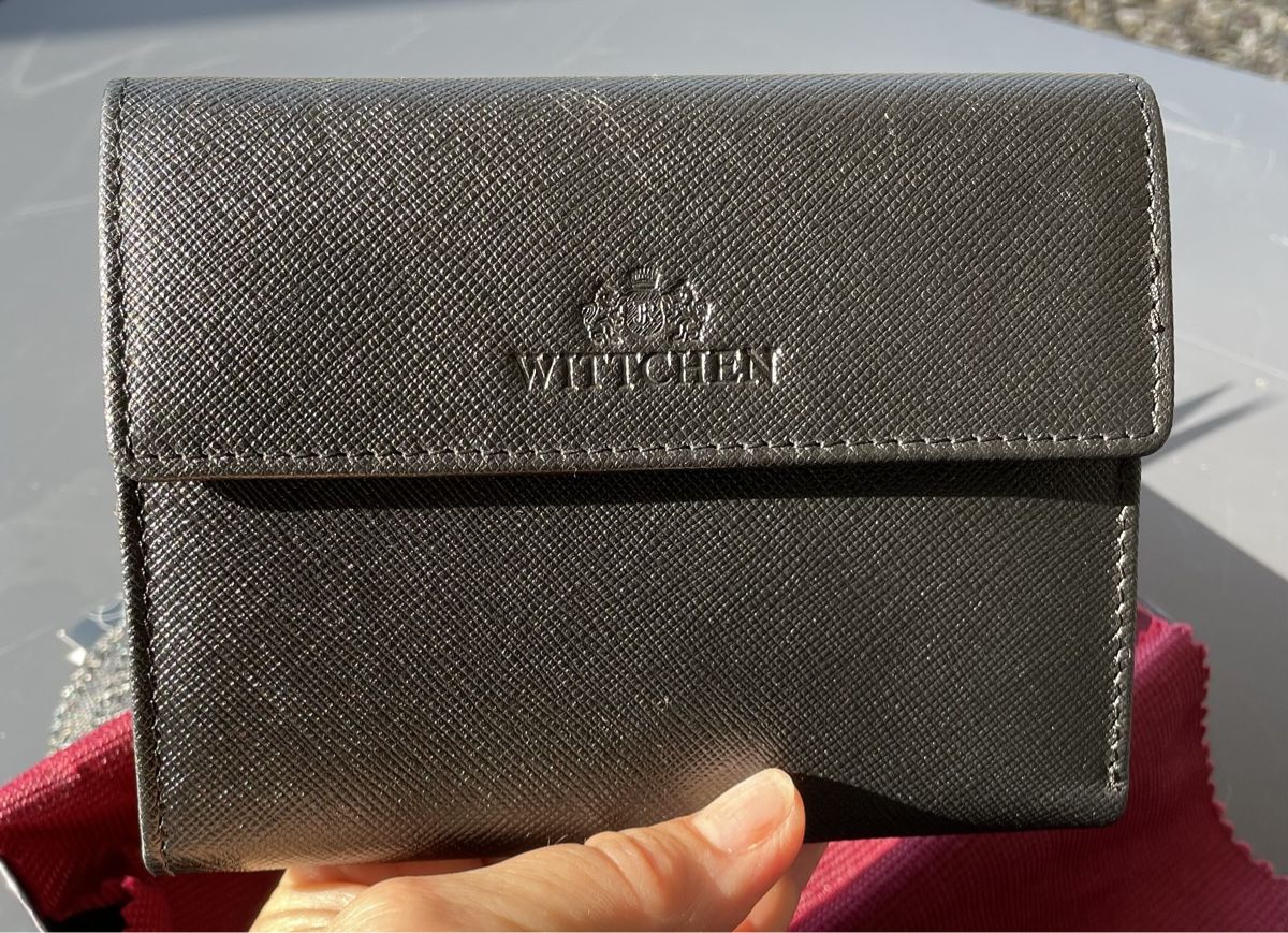 Brieftaschen: Schwarzes Leder Portemonnaie Wittchen – Neu und originalverpackt aus Ebikon von elischka