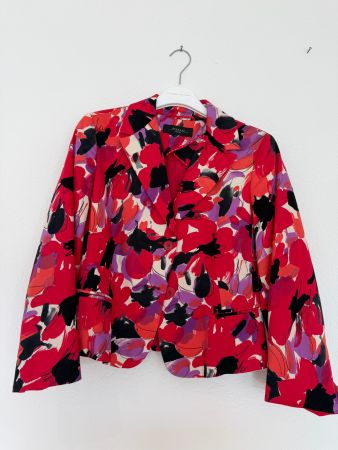Blazer WEEKEND MaxMara floral rot Grösse 40 guter Zustand