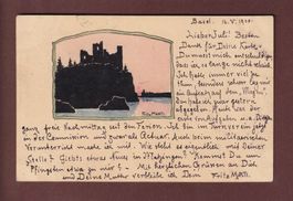 BASEL - Handzeichnung Fritz Marti