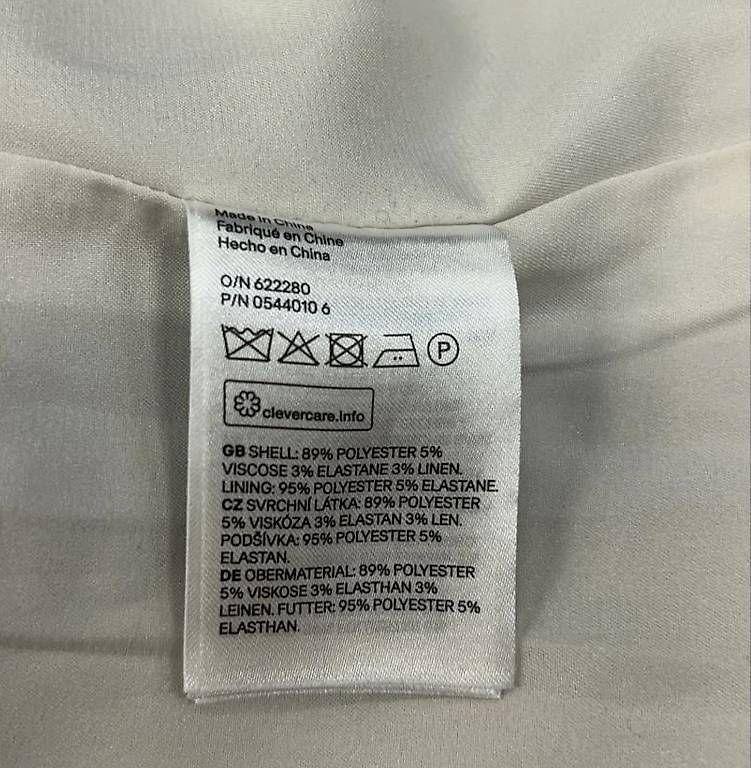 Jacken: H&M, Blazer, Grösse: 38, Grau, Elasthan/Leinen/Polyester – Gebraucht aus Rünenberg von Dgn_63 3