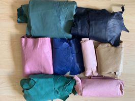1,2 Kg Lederreste / dünnes Leder (Nr. 1)