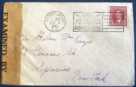 1940 Kanada - Zensurbrief Saint John nach Syracuse (N.York)