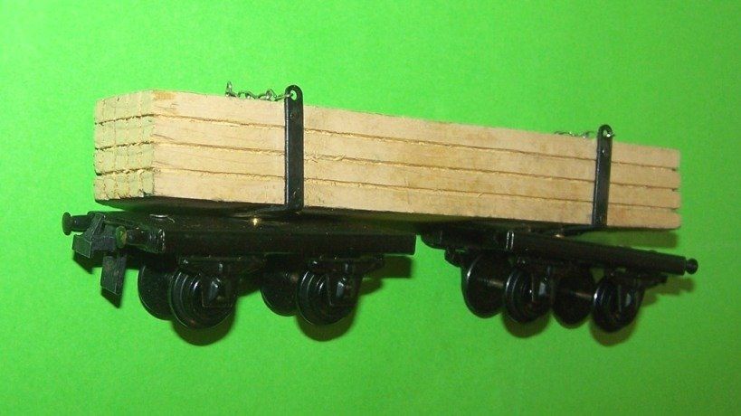 Trix Modelleisenbahnen: Trix Express 406 Langholzwagen von 1951 – Gebraucht aus Brüttisellen von Rentner44zh 3