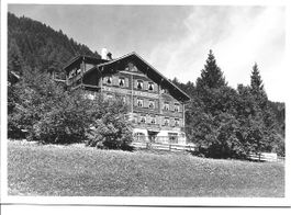 Alpines Kinderheim Malix Graubünden Postkarte antik 1958