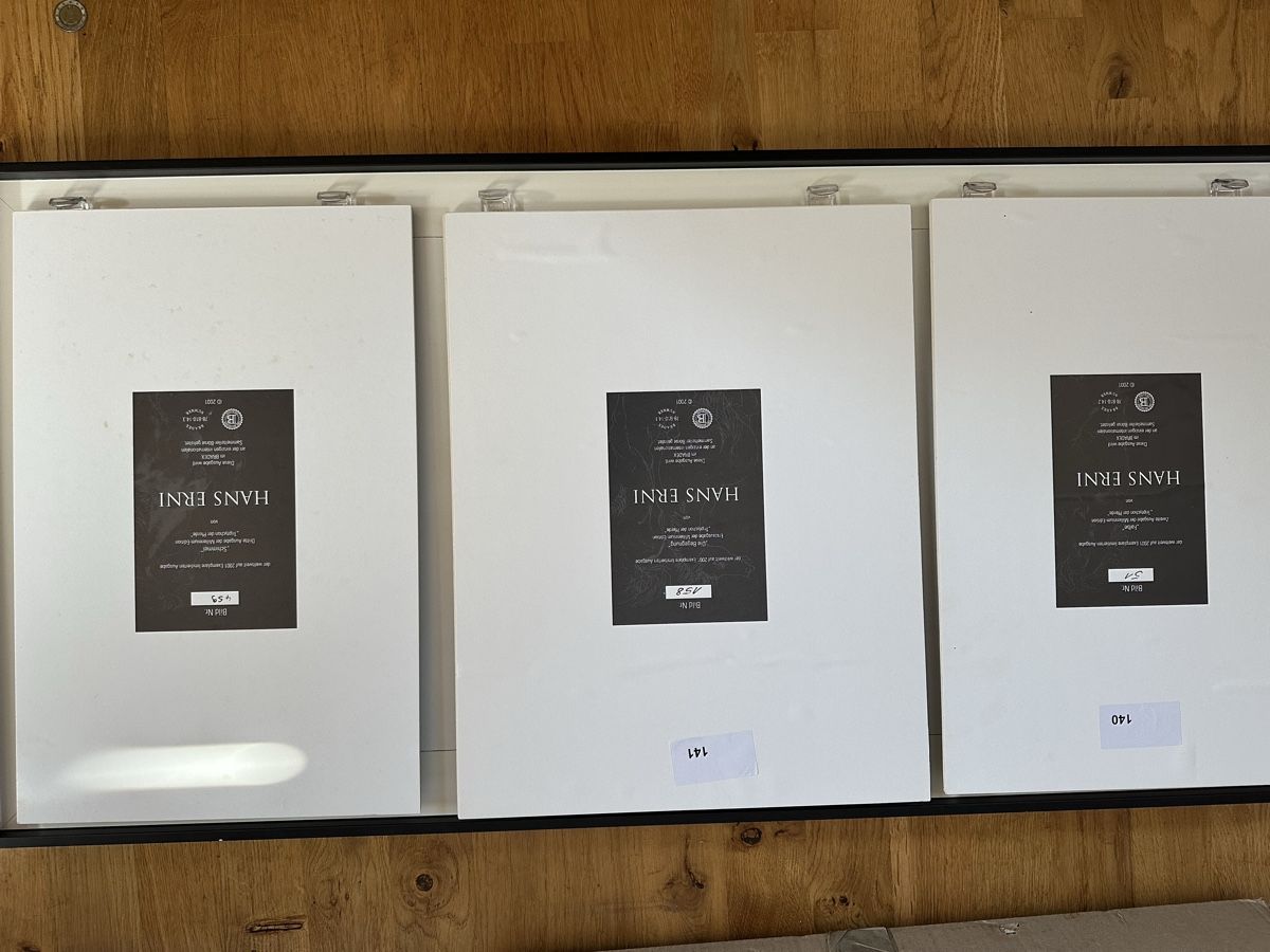 Foto & Immagini: Hans Erni Pferde Triptychon limitierte Edition nummeriert – Nuovo e nell'imballaggio originale da Muenchenstein venduto da Holiduli 2