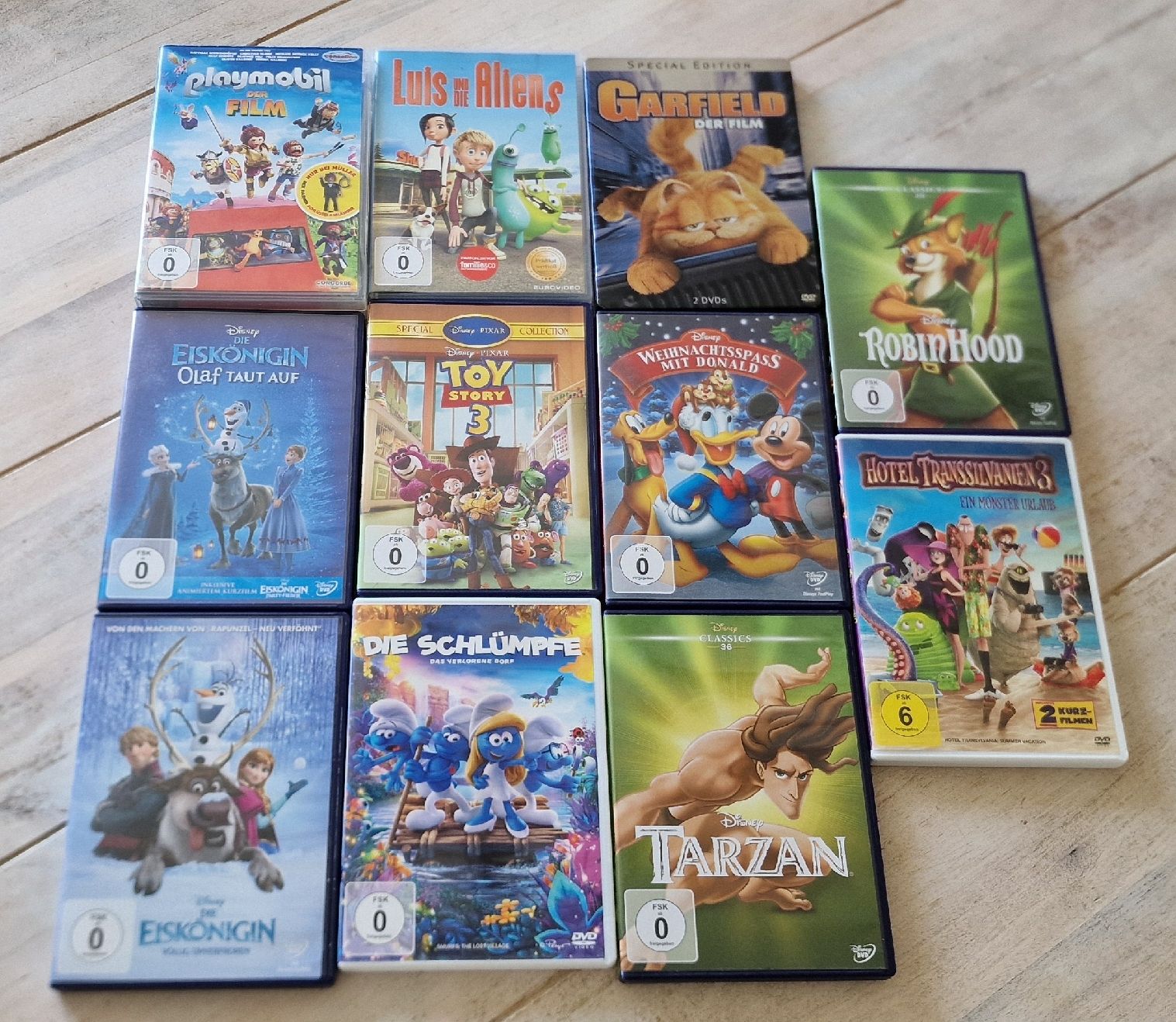Tous les DVDs: 11 Kinder DVD's  – D'occasion à Suhr par Sbume