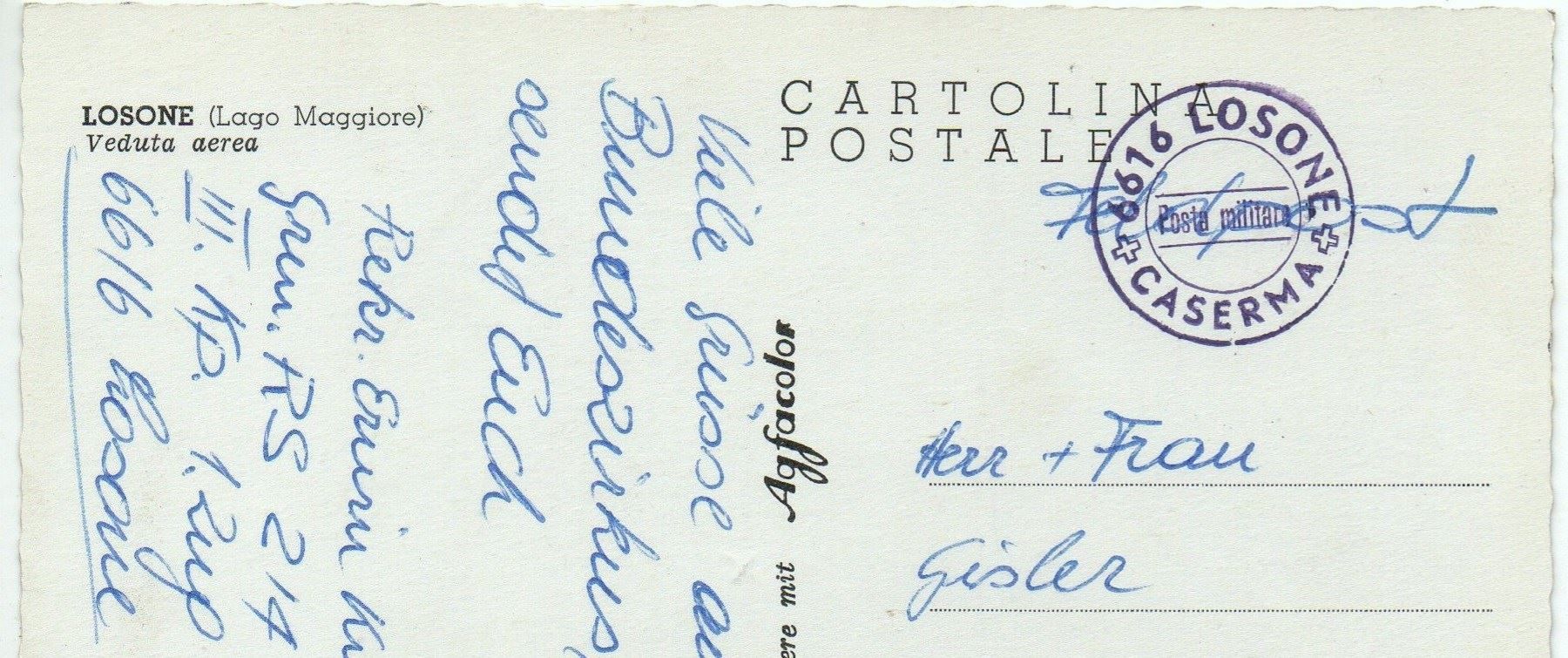 Cartes postales: LOSONE veduta aerea – D'occasion à Jona par philajona 1