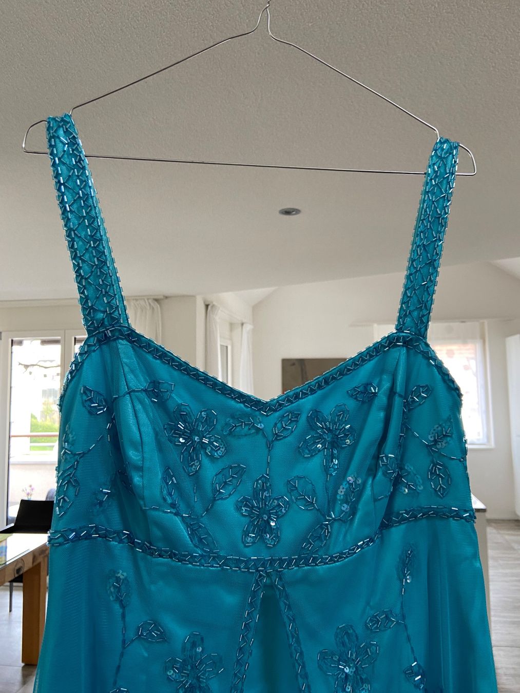 Vestiti: Apart Abendkleid Türkis Gr. 44 – Nuovo e nell'imballaggio originale da Sursee venduto da Kaloo01 1