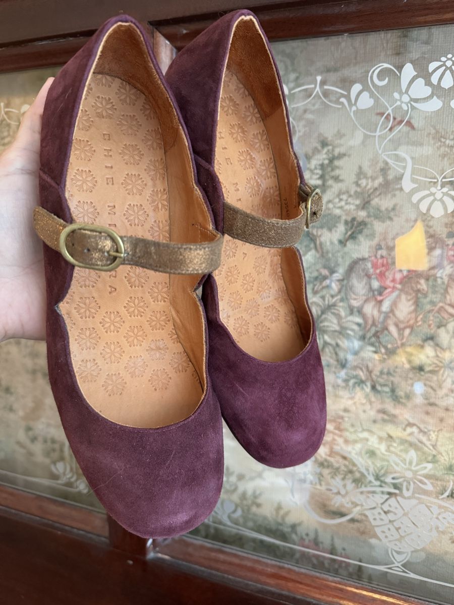 Chie Mihara Damenschuhe: Chie Mihara Pump Ballerina Leder Wildleder – Gebraucht aus Obfelden von cesarina10 2