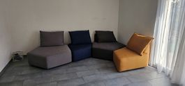 Modulares Sofa 4-teilig mehrfarbig gebrauchter Zustand
