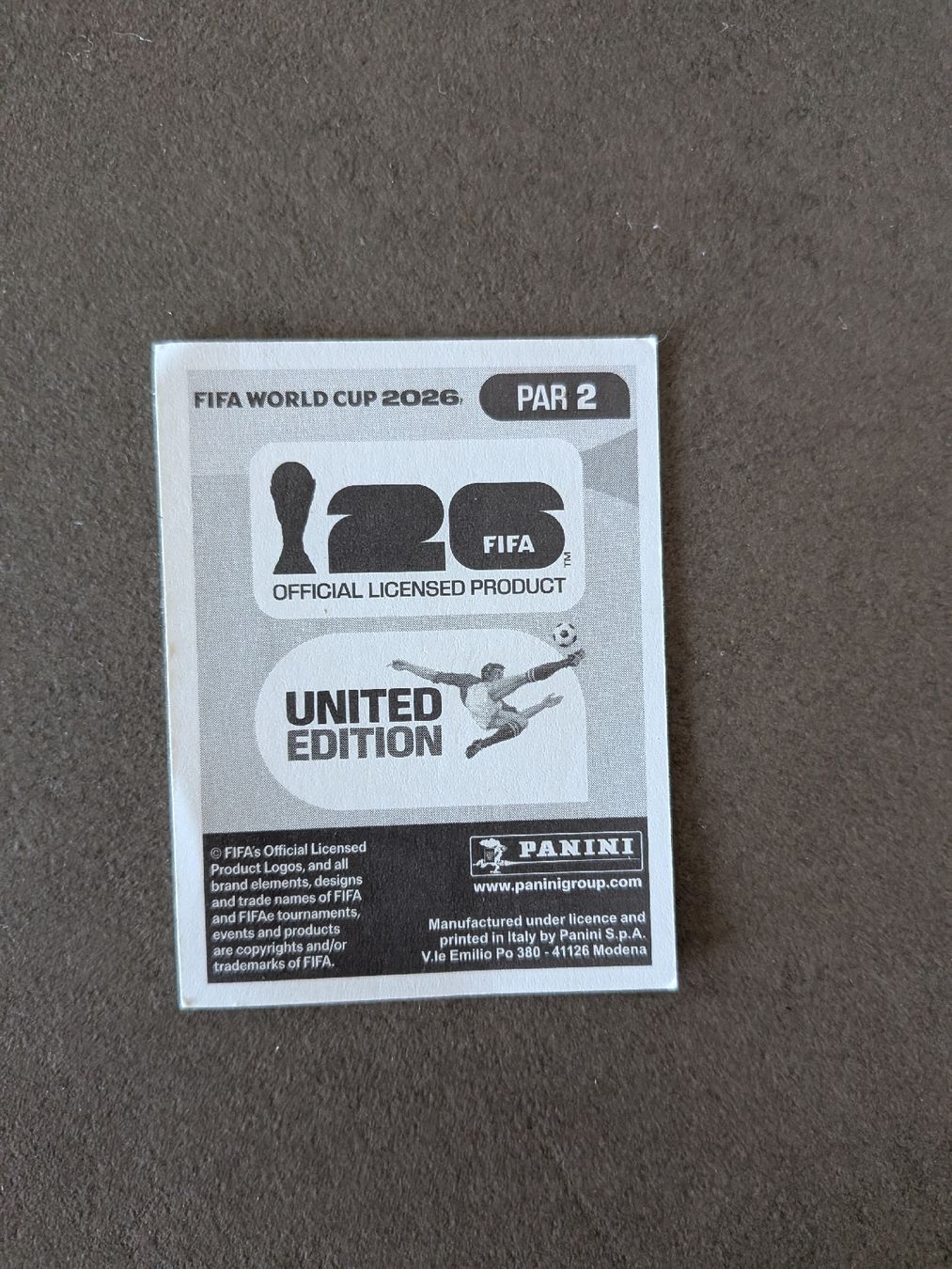 Panini Carte collezionabili: Panini Bild PAR 2 – Nuovo (secondo la descrizione) da Eschenbach SG venduto da SanFranciscoCalifornia 1