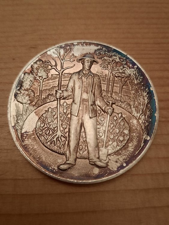 Stuttgart 1961 Medaille Silber 1000 Bundesgartenschau 25,6 g Kaufen