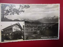 alte AK: Gasthof Bären Oberdiesbach - gel. 1945