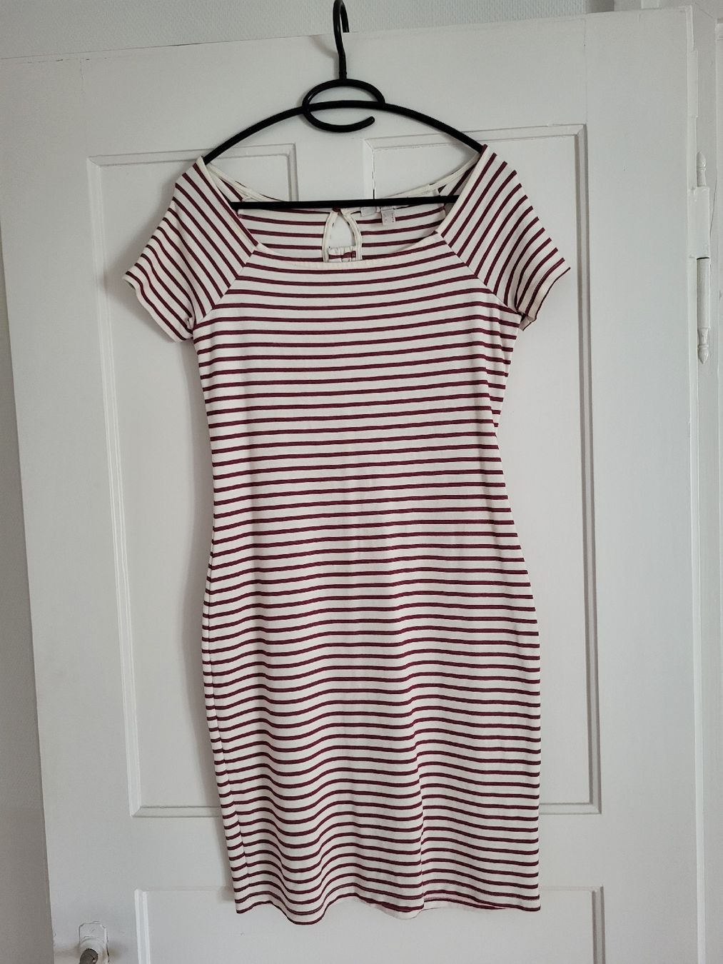 Esprit Vestiti: Esprit Kleid weiss/rot Gr. S, Stretch – Nuovo (secondo la descrizione) da St.Gallen venduto da Einstein87