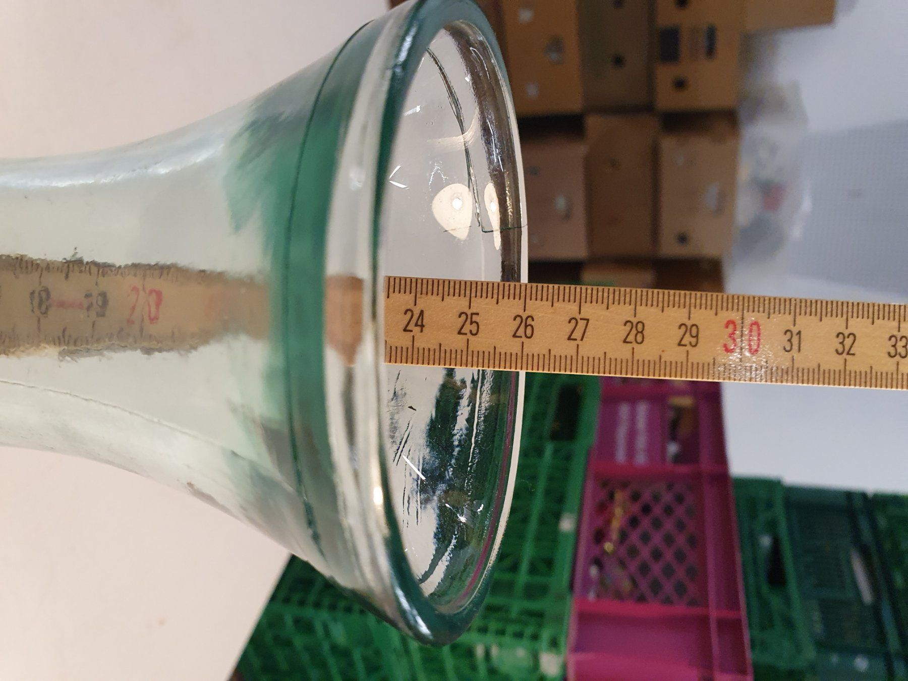 Caraffe: Glaskarraffe Pressglas 0.75L – Usato da Zürich venduto da dialout 5