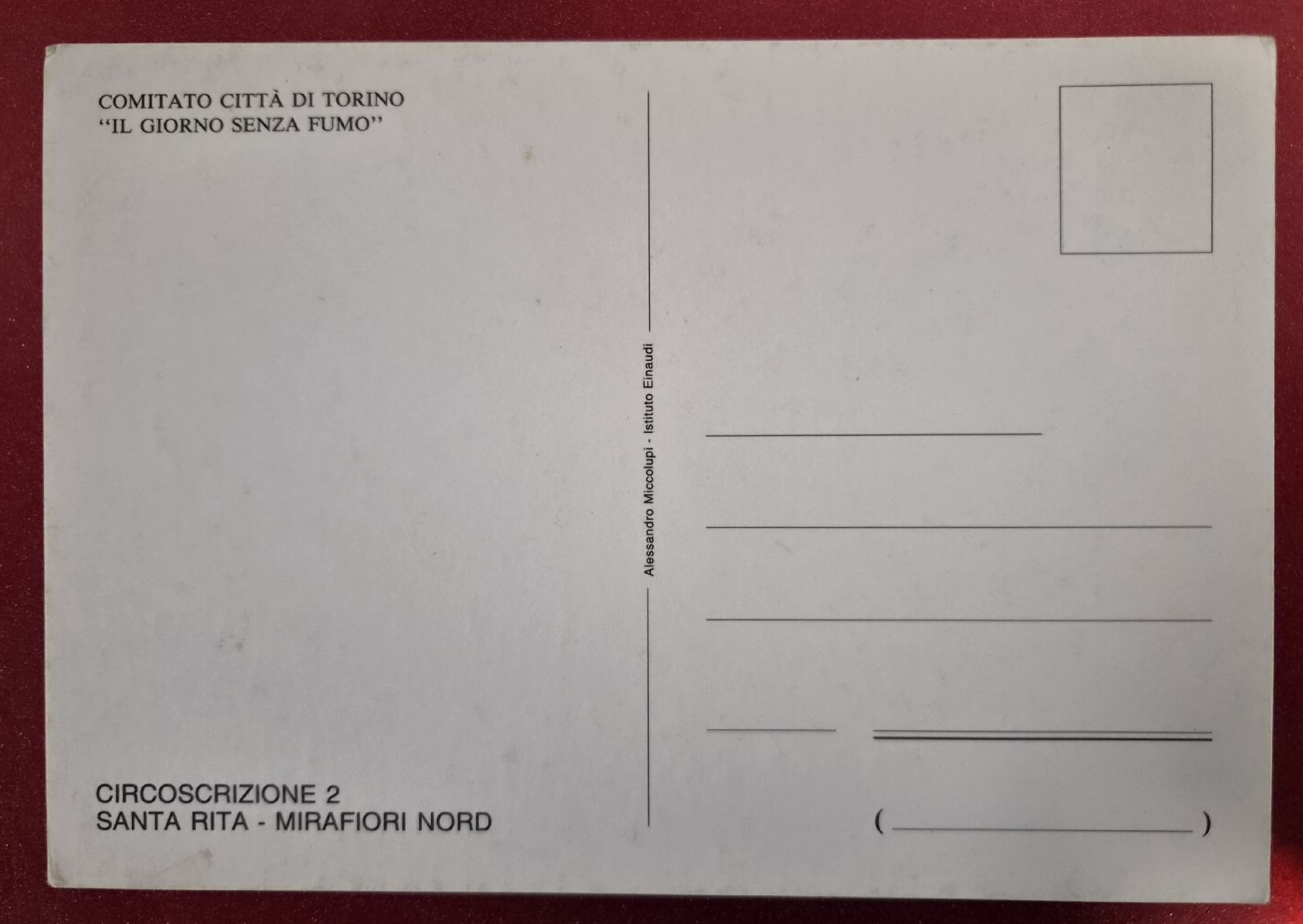 Ansichtskarten: COMITATO CITTA DI TORINO  rar – Neu (gemäss Beschreibung) aus Melchnau von Arthurius 1