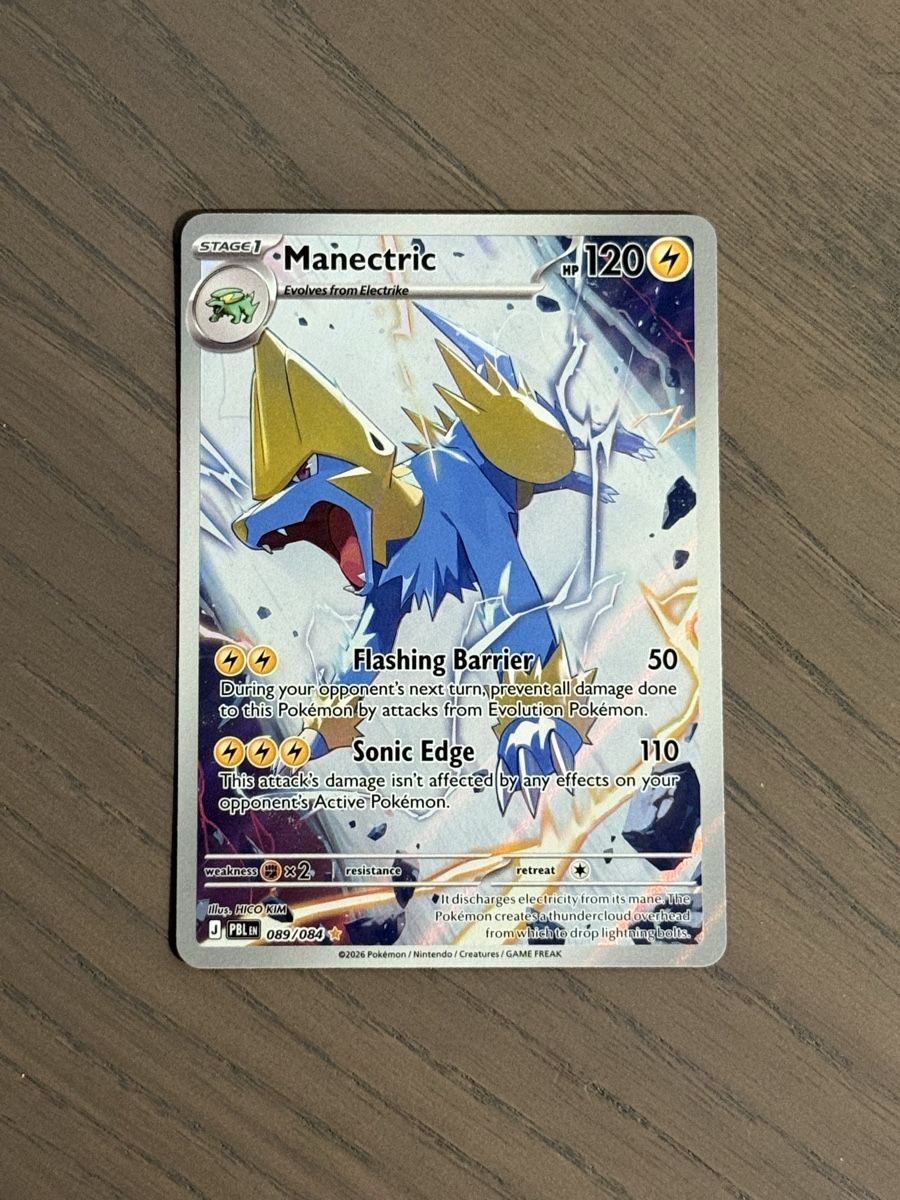 Pokémon Carte collezionabili: Pitch Black Manectric 089/084 ENG – Nuovo e nell'imballaggio originale da Thônex venduto da retrolovech