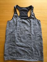Sport Top grau schwarz von Crivit, Grösse L, neu, Sporttop