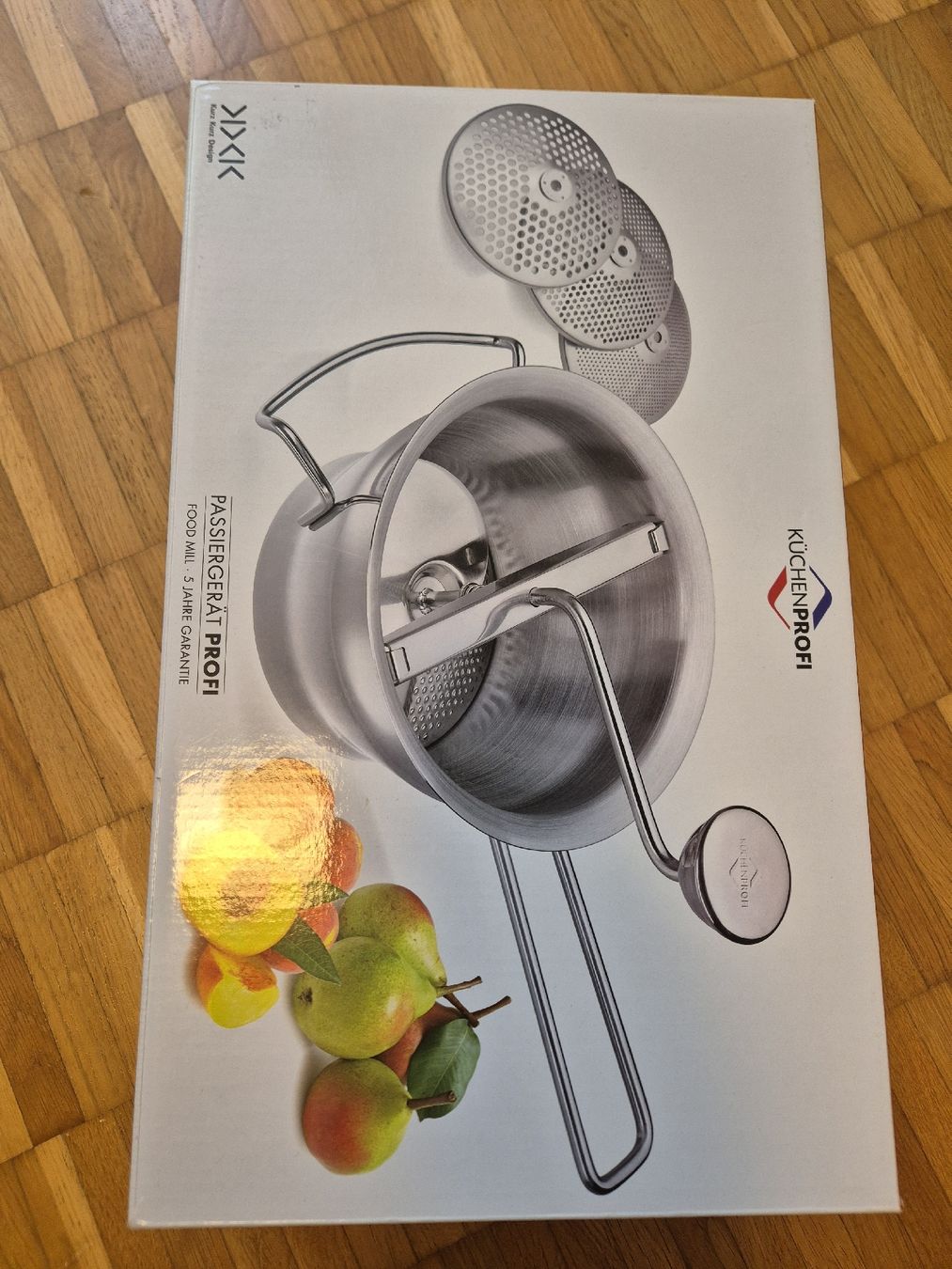 Küchengeräte: Passiergerät PROFI KÜCHENPROFI neuwertig mit Scheiben – Neu und originalverpackt aus Altdorf UR von S.f.1