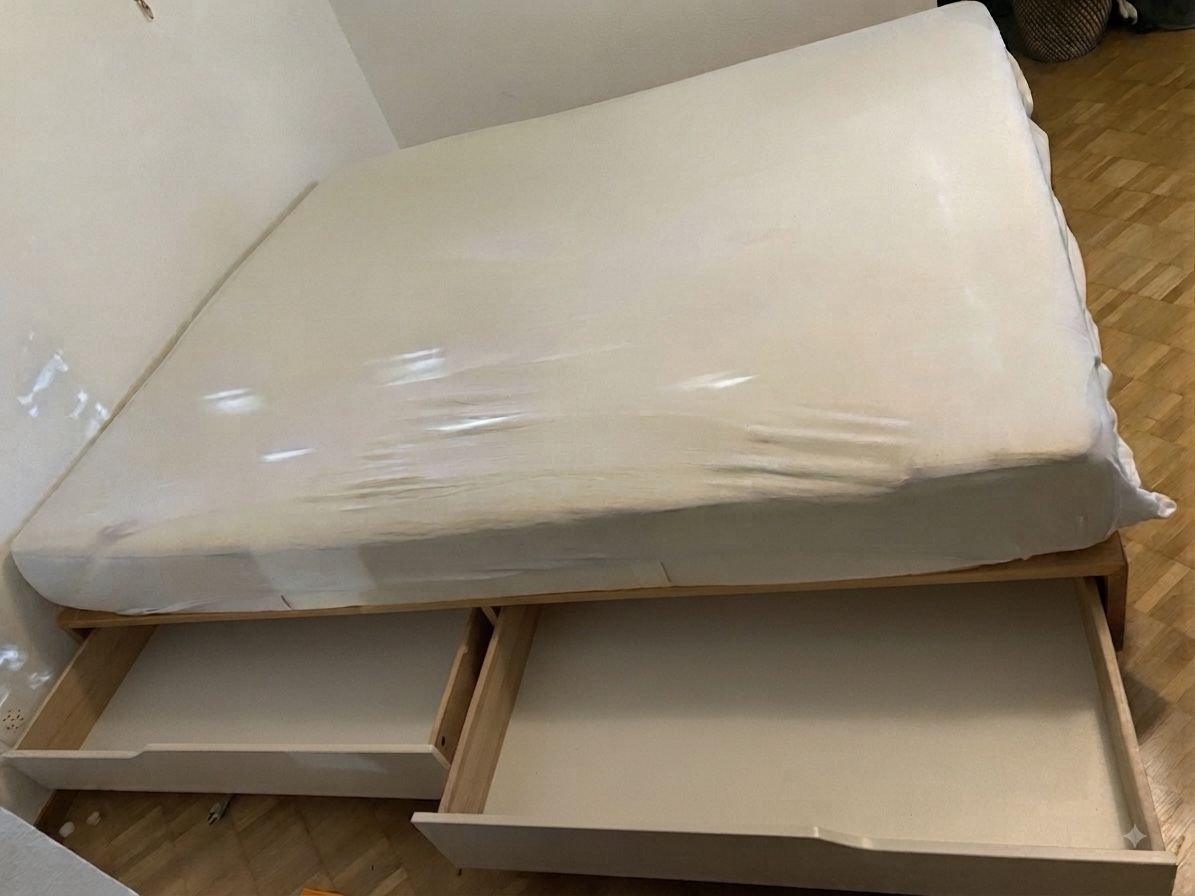 Ikea Betten: Bett mit Schubladen inkl. Matratze – Gebraucht aus zürich von Peen1