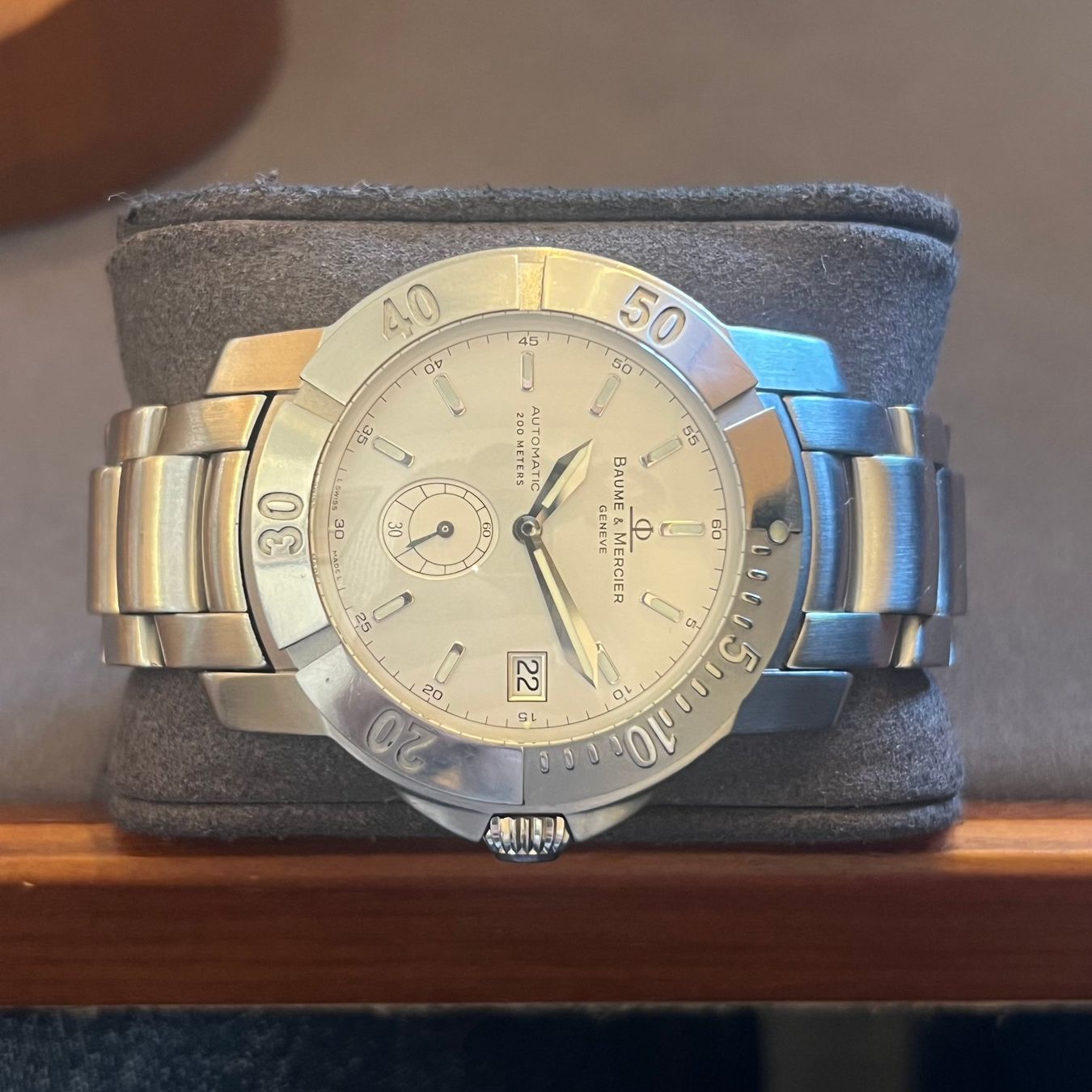 Baume & Mercier Orologi: Baume & Mercier Capeland Diver Automatic 65367 – Usato da Carouge GE venduto da Watchaser 6