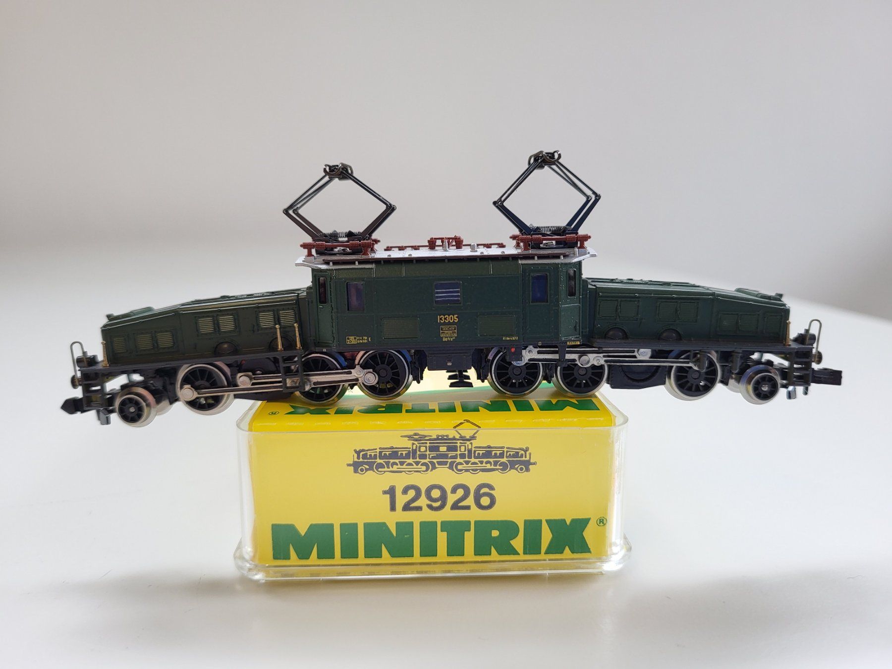Trix Modellini di ferrovie: Minitrix 12926 SBB Be 6/8 III "Krokodil" – Usato da Brügg BE venduto da POU-BELLE