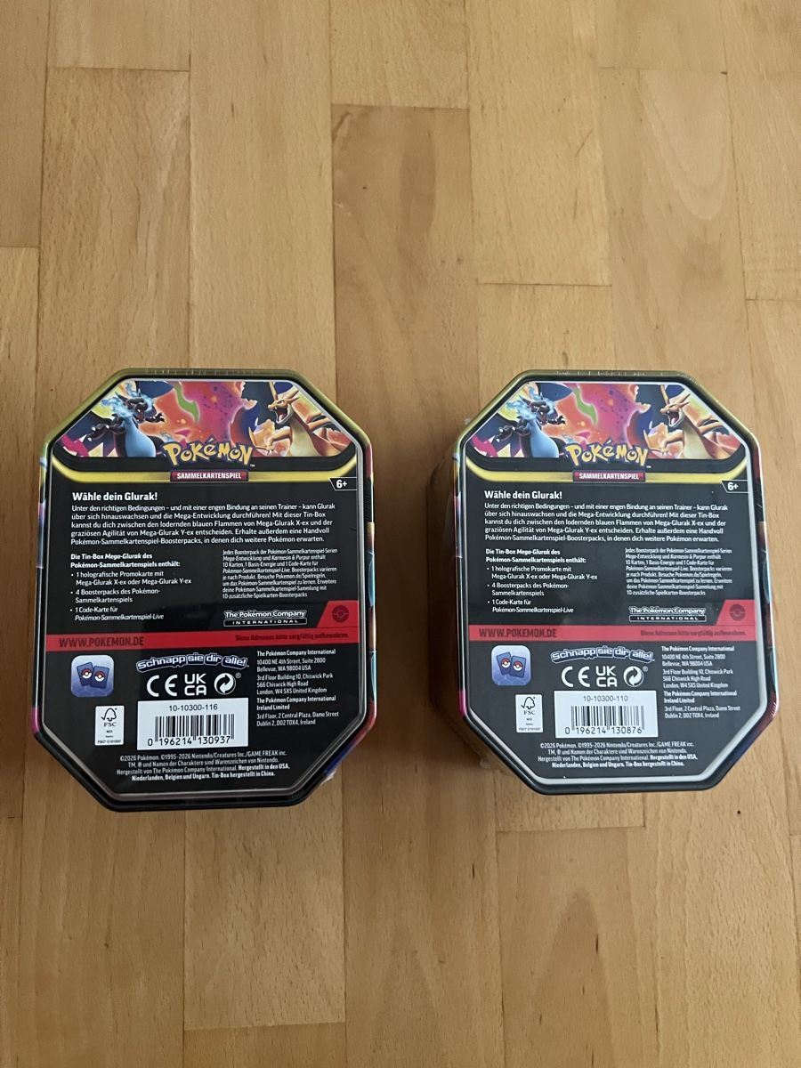 Pokémon Carte collezionabili: Pokemon Trading Card Game Mega Charizard Tin Set OVP/DE – Nuovo e nell'imballaggio originale da Binningen venduto da Nippon-cc 1