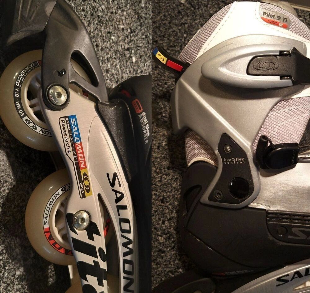 Salomon Pattini in linea & Pattini a rotelle: SALOMON Pilot 9ti - Inline Skates Gr. 46 1/3 – Nuovo (secondo la descrizione) da Rotkreuz venduto da NICETOBUY 7