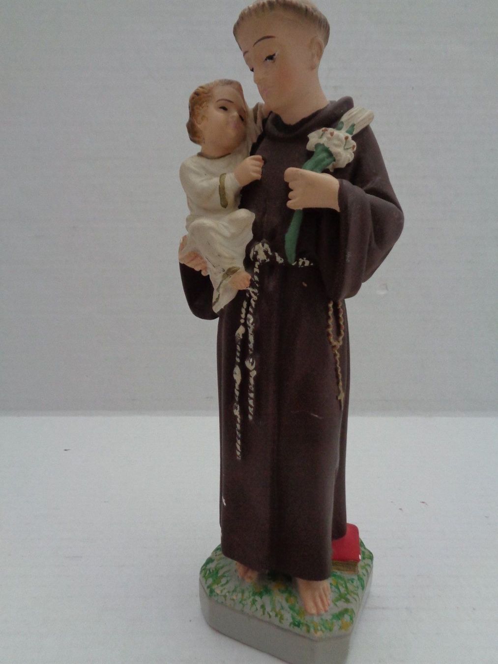 Sculture & Statue: Gipsfigur Antonius mit Kind handbemalt – Usato da Chur venduto da omonia 5
