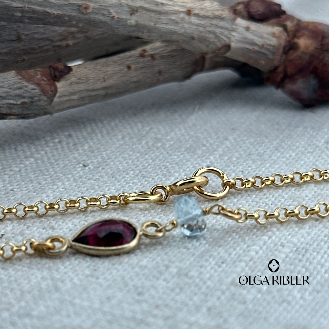 Olga Ribler Bracciali & Braccialetti: Armband Sterling Silber 925 gelbvergoldet – Nuovo (secondo la descrizione) da Luzern venduto da Schmuckoutlet