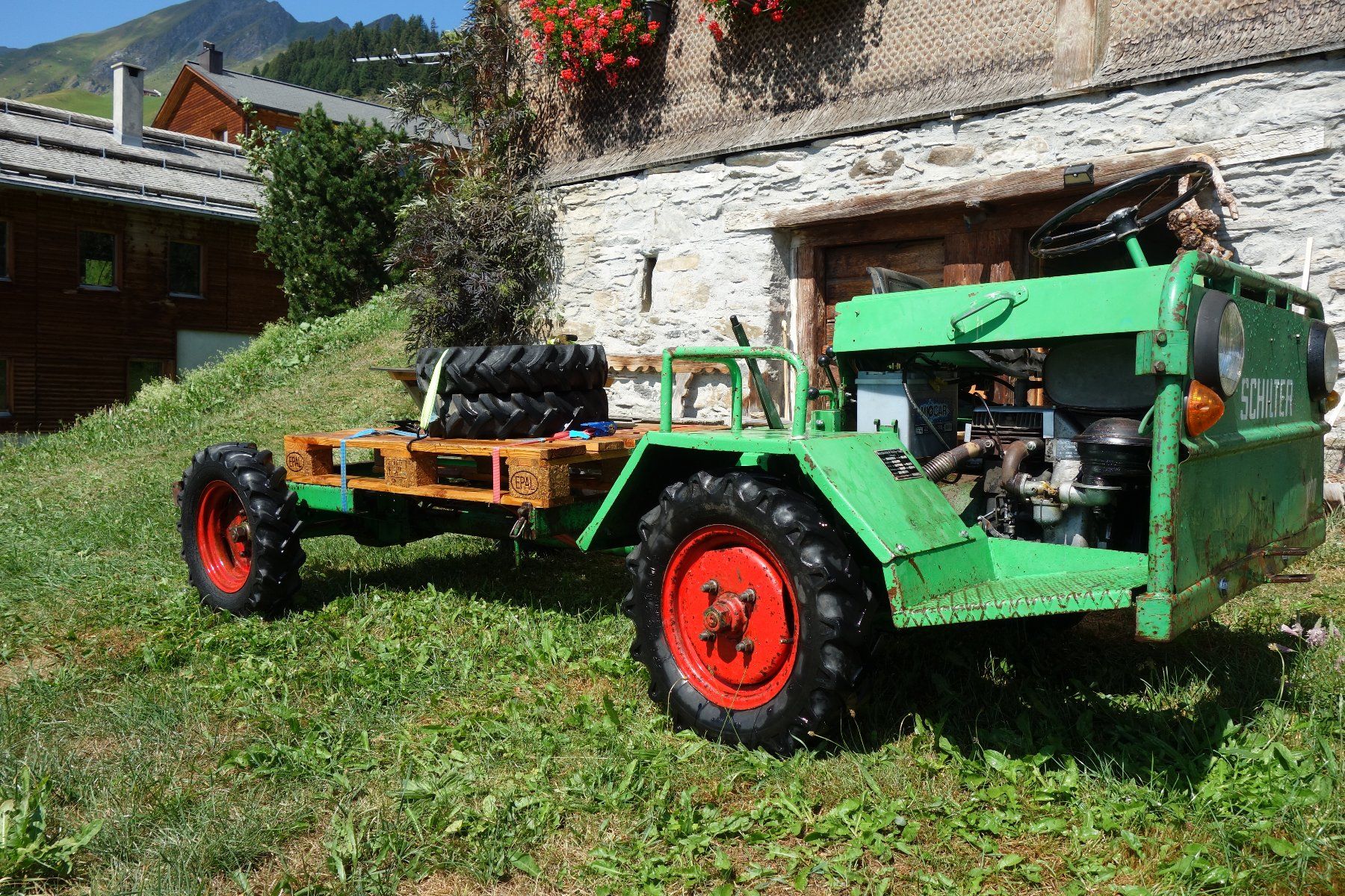 Schilter Traktoren: Schilter 1000 spezial – Gebraucht aus Tenna von bergstern