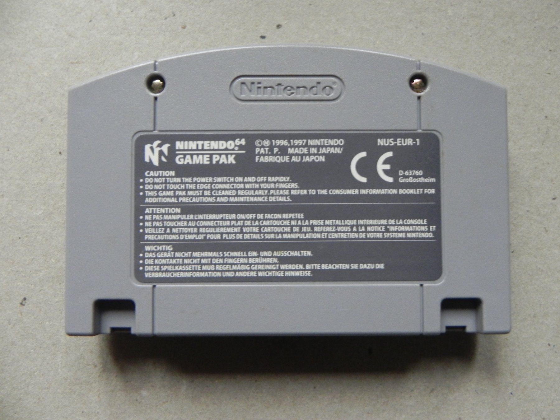 Nintendo Giochi: Nintendo 64 Action Game Fighting Force 64  Serienummer 1 !!! – Usato da Siebnen venduto da krimsie 1