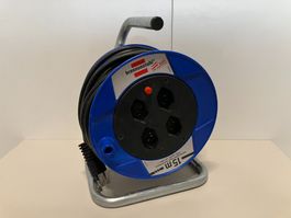 Kl. Brennstuhl 15m Kabeltrommel 4 x T13 mit Sicherung ab 1.-