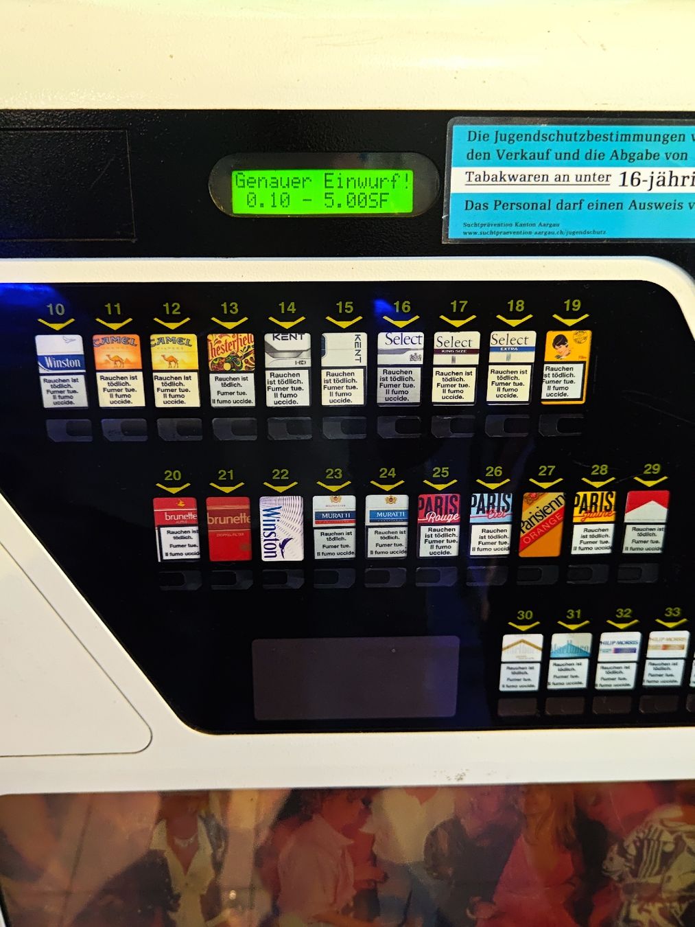Wurlitzer Altro per Gastronomia & Hotel: Vintage Cigarette Vending Machine – Difettoso da Flüelen venduto da Dermudas 1