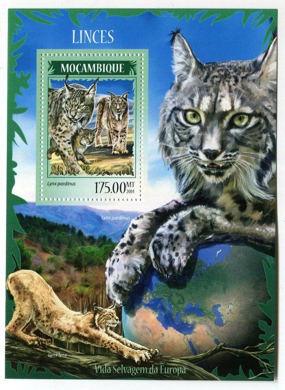 Tutti i francobolli: Block "Luchs". Mosambik. – Nuovo e nell'imballaggio originale da Basel venduto da Butsch5