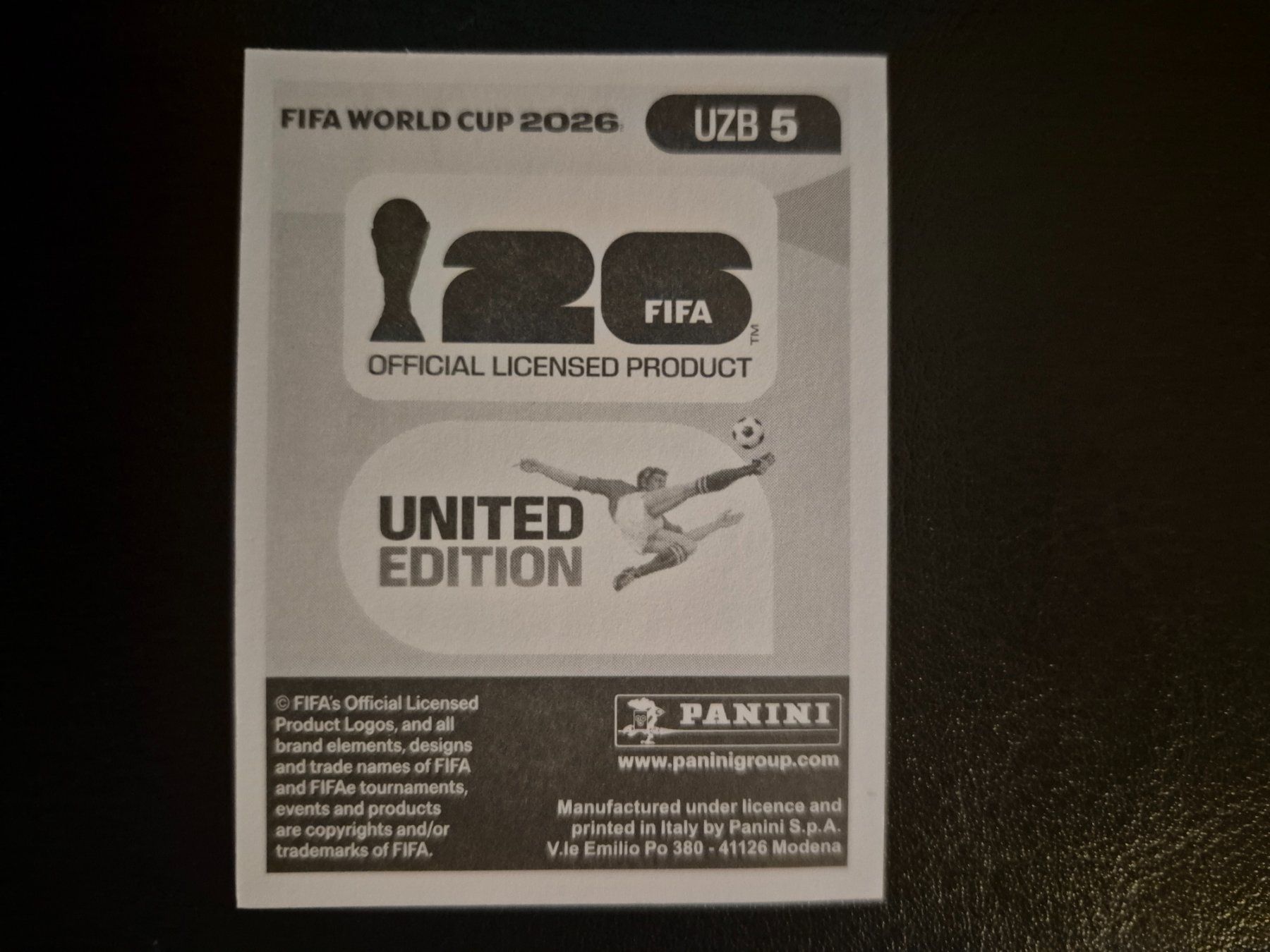 Panini Carte collezionabili: Panini WM 26 UZB 5 – Nuovo (secondo la descrizione) da Rorschacherberg venduto da AJ3108 1