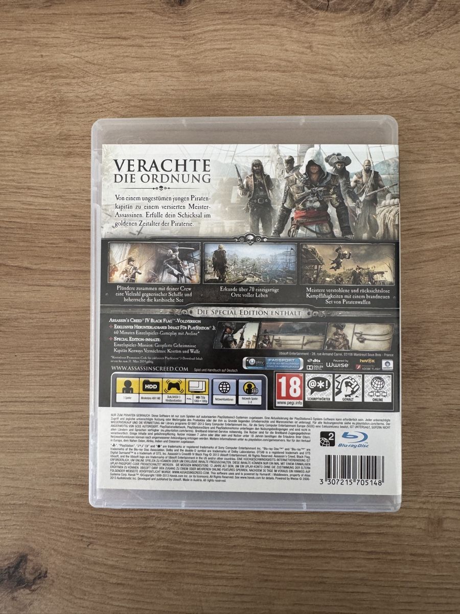 Sony Giochi: Assassin's Creed IV: Black Flag (PS3) Game – Usato da Biberist venduto da etesummer 1