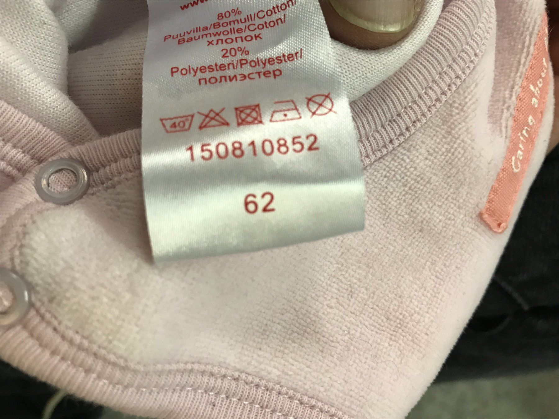 Pantalons: Süsser rosa Mädchen Strampler Gr. 62 – D'occasion à Guntershausen par Gloominati 5