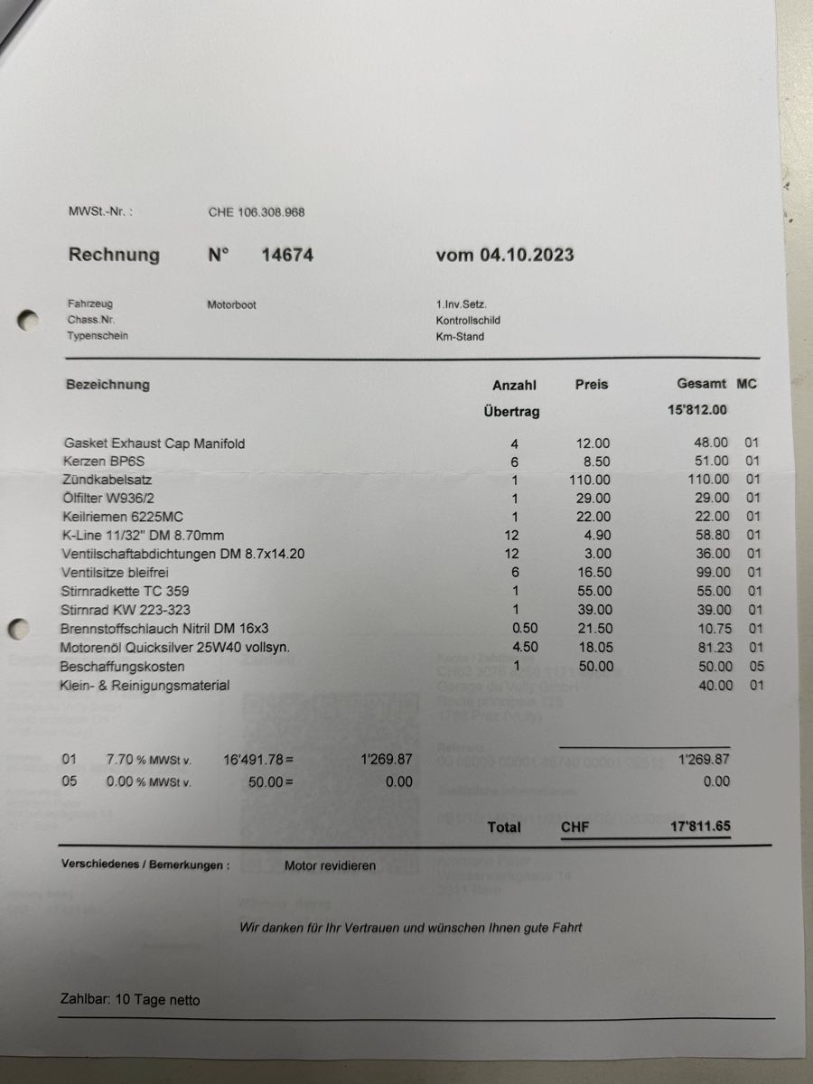 Buick Motori: Bootsmotor OMC Innenbordmotor – Usato da Bern venduto da Haustechniker 9
