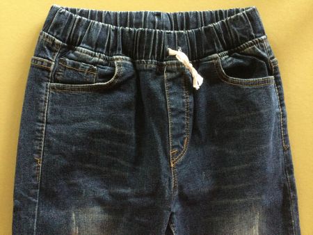 Jeans Blau Stretch mit Gummizug Grösse S
