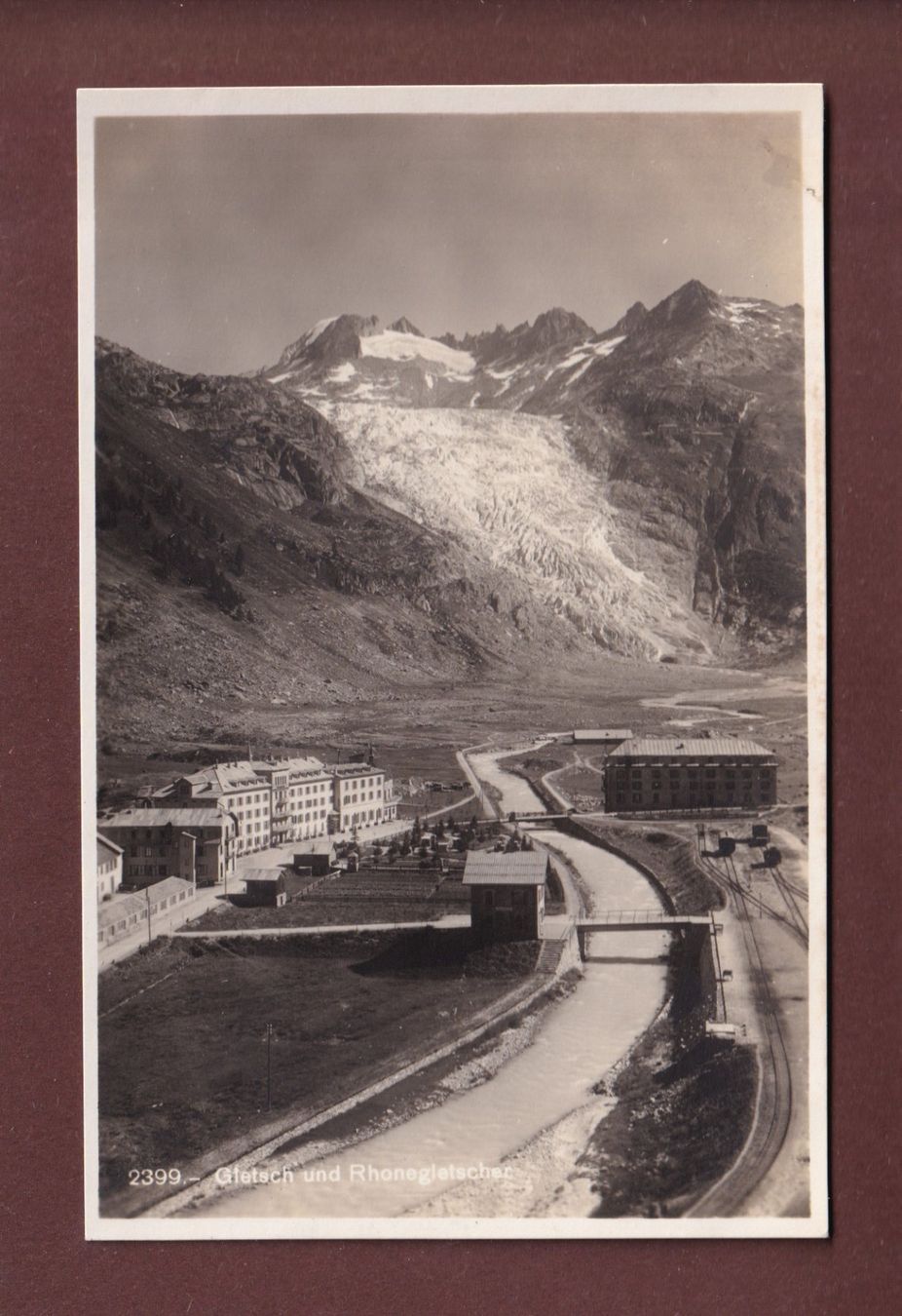 Cartoline postali: GLETSCH - Rhonegletscher – Usato da Pully venduto da nicecards-shop