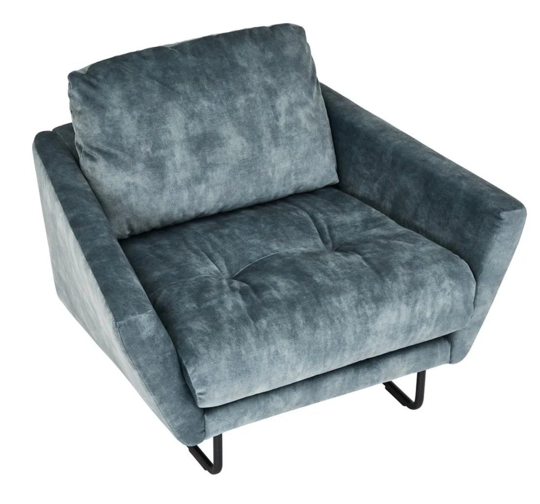 Pfister Poltrone: Designer Sessel Pfister SOFTY Velours, modern – Usato da Mellingen venduto da hirschhotel6 3