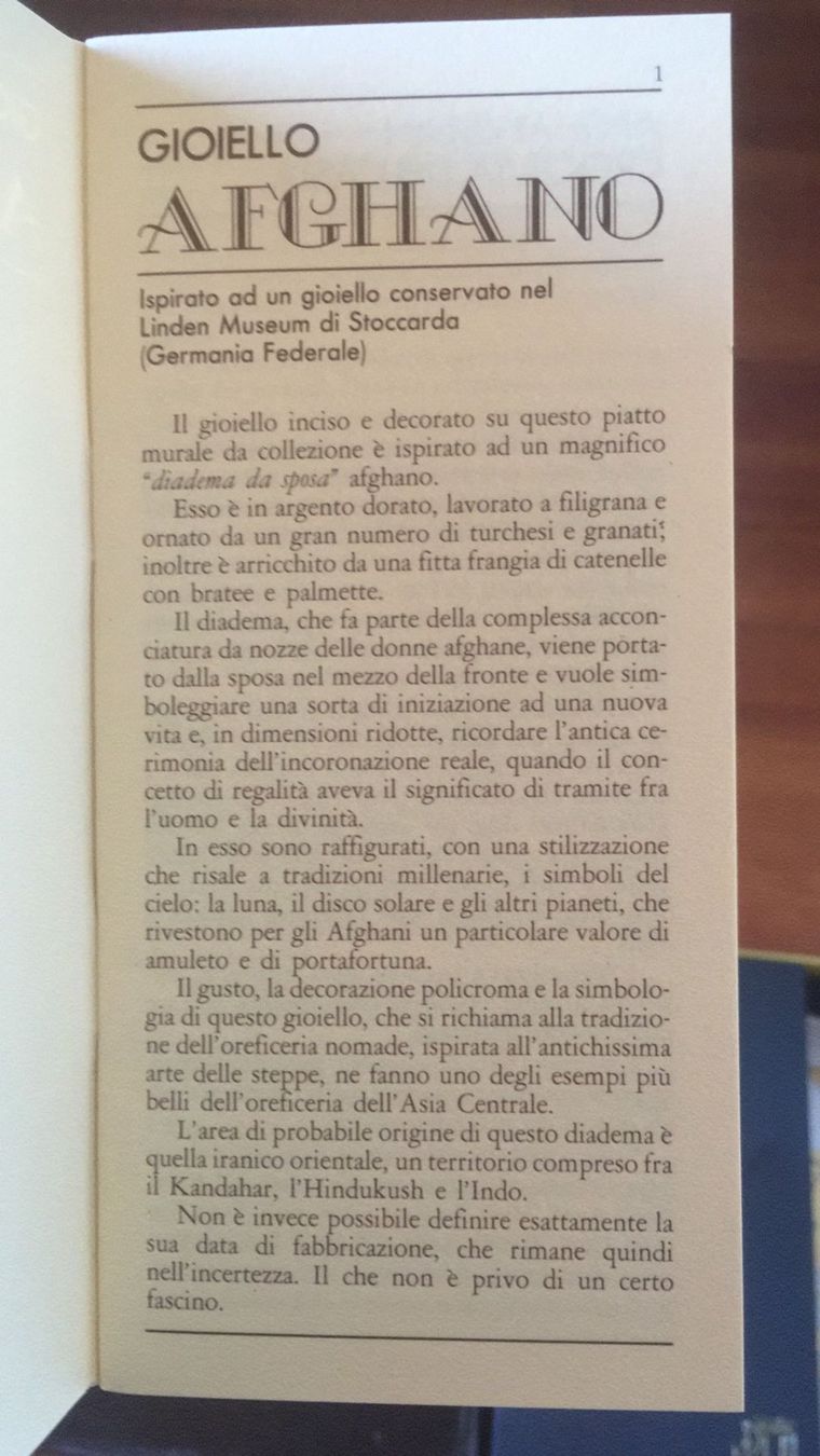 Piatti: Piatto murale da collezione "Gioiello afghano" – Nuovo e nell'imballaggio originale da Melano venduto da H-Sara 4